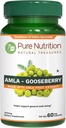 Pure Nutrition Amla Extract 1000mg per servering. (ækvivalent med 8000mg Amla Fruit Powder) Non gmo