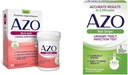 AZO Boric Acid Vaginal Suppbassines Hjælper støtte Odor Control og Balance Vaginal PH, 30 Count Urinary Tract Infektion (UTI) Test Strips, Nøjagtige resultater i 2 minutter, 3 Tæl