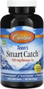 Carlson Teens Smart Catch, Natural Lemon, 180 Soft Gels
