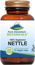 Pure Mountain Botanicals Stinging Nettle Leaf kapsler - Kosher Vegan Nettle kapsler med 500mg Organic Stinging Nettles Leaf