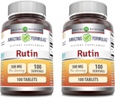 Amazing Formulas Rutin Supplement Note 124; 500 Mg