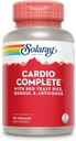 SOLARAY Cardio Complete with Red Yeast Rice, Guggul & Artichoke Extracts, Plus B Vitamins and More - Lab Verified, 60-Day Guarantee - 45 Servings, 90 VegCaps
