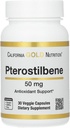 California Gold Nutrition Pterostilben, 50 mg, 30 Veggie Kapsler