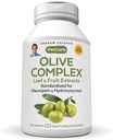 ANDREW LESSMAN Olive Complex - 240 kapsler - blade og frugt udtrækker. Standardiseret for Oleuropein og Hydroxytyrosol til at understøtte kardiovaskulær og immunforsvar. Lille let at synke kapsler