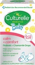 Culturelle Baby Calm + Comfort Probiotika + Kamille Drops • 124; Hjælper Reducere lejlighedsvis Infant fordøjelsesforstyrrelse, 0,29 fl. oz. Dropper