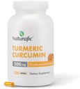 Turmeric Curcumin with Piperine Capsules - 500mg per Capsule,120 Count - Supplement with Black Pepper for Enhanced Absorption Non-GMO, Gluten-Free