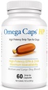 Omega Caps HP Snip Tips til mellemstore og store hunde høj potens EPA og DHA Maksimal biotilgængelighed Fish Oil Supplement Vet Formuleret Lavet i USA Hudcoat fælles og hjerte sundhed 60 kapsler