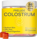 Prelude Bovine Colostrum Chews for Gut Health, Bloating & Beauty for Women & Men - Grassfed Colostrum Gummies for fordøjelsessygdomme Immunitet & Samlet Wellness - Colostrum Supplement Made i USA