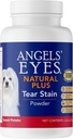 Engle 'Eyes Natural Plus Tear Stain Supplement Sweet Potato Powder til hunde, Forevent Solgt Fur, Eyebright, Olive Leaf, Marshmallow Root, Ingen Hvede eller Corn, Begrænsede ingredienser, Vegetarisk, 75g