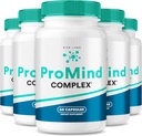 rize labs ProMind Complex Supplement, Organic Memory Supporting Formula to Strengthen The Brain, Used to Boost Memory - Pack of 5(300 Capsules)
