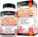 Daglig Multivitamin til kvinder 50 & Over - Hukommelse Support - fremmer Stress Reduktion & sund immunrespons - Kvinder Multivitamin Supplement designet til Mave Comfort - 60 kapsler