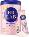 BB LAB Collagen Powder S Plus Halal, Lav Molekylær Koreansk Collagen Powder Stick Supplement, Marine, Fish Collagen Peptider, C-vitamin, Glycin, Fast Absorption, Grapefrugt Flavor