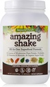 Ud over Fresh Amazing Shake, Superfood Formel, Plante Protein baseret, Lave Net Carbs, Wholefood Protein, Meal Erstatning, Natural Chocolate Flavor, 999 Bedste, Hvid