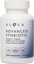 Alaya Naturals Advanced Synbiotic - Probiotic + Prebiotic - 14 milliarder CFU Delayed Release Probiotic Supplement med Prebiotika fra Sunfiber ®, og L- glutamin til Gut Lining Integrity - 60 kapsler
