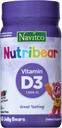 "NutriBear" Vitamin D3 1.000 IE Great Tasting, 60 Jelly Bears