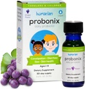 Probonix Humanic Liquid Probiotika til børn Lagrede 1-9 År gamle - Superior 8-Strain Probiotiske Drops til Fortify Gut Sundhed, Immunitet og mere - 30-Day Supply - Tasty Grape Flavor