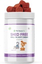 Krill Oil Shed-Free Soft Chews for Dogs - Reduce Shedding & Itching - Rich in Omega 3 & Antioxidants - Improves Skin & Coat - Made in USA - 60 Soft Chews
