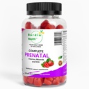 Komplet Prenatal Vitaminer, Folinsyre, Jern, Cholin for Neurale Tube Support, Omega-3 DHA for Føtal Brain Development, Calcium- Helper D3 & K2, Non- GMO Vegan Gummies