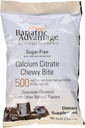 Bariatric Advantage Calcium Citrate Chewy Bites 500mg med vitamin D3 til Bariatric Kirurgi Patienter, herunder Gastric bypass og Ærme Gastrectomy, Sukker Free - Chokolade Flavor, 90 Greve