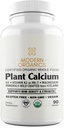 Plant Calciumchlorid 124; 1000mg Certified Organic Whole Food Calcium fra Organic Islandsk Red Algae med vitamin D3, Vitamin K2 og Magnesiumchlorid 124; 72 Trace Minerals