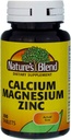 Nature's Blend Calcium Magnesium Zinc, 100 Tablets (Pack of 3)
