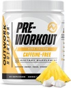 Outwork Nutrition Non- Stim Pre Workout Powder - Citrullin Malat, Beta- Alanine, Rhodiola Extract for Performance, Focus & Energy Boost - Fortræning for mænd, Kvinder (Koffein Free, Piña Colada)