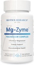 Bioetik Forskning Mg- Zyme ™ Triple Magnesium Complex 100 mg- Magnesium Glycinat, Gluconat, Aspartatchelateret tillæg, høj Absorption, Support Sleep, Energy, Cardiovaskulær Health- 100 Kapsler