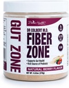 Dr Colbert MD Fiber Zone Pulver • 124; Berry Flavor • 124; Prebiotika, Issued & Opløselige Fiber • 124; Psyllium Husk • 124; Inulin • 124; Anbefalet i Keto Zone Diet & Sund Gut Zone • 124; 9.52 oz