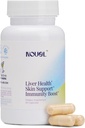 Nouel | Skin + Liver + Immunity Support | Recovery Supplement for Drinking | Milk Thistle, NAC, Hyaluronic Acid, CoQ10, Biotin, Antioxidants | 40 Capsules