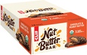 Clif Bar - Nut Butter Bar - Økologisk Snack Barer - Chokolade Jordnøddesmør - Økologisk - Plant Protein - Non-GMO (1.76 Ounce Protein Snack Barer, 12 Greve)