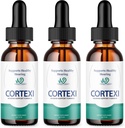 (Officiel) Cortexi Tinnitus behandlingsstøtte med Chrom, Grape Seed, Astragalus, Maca Root - Cortexi hørestøtte Drops Supplement Cortexi Tinnitus behandling for ringøre (6oz)