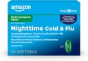 Grundlæggende pleje Nighttime Cold & Flu, 24 Softgels