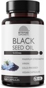 Black Seed Oil Capsules Removal 124; (non-GMO & Vegan) Cold- presset Nigella Sativa giver Pure Black Cumin Seed Oil Removal 124; Super Antioxidant til fordøjelse, Joints, Hår & Skin Removal 124; 500mg per Capsule