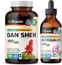 BIO KRAUTER Dan Shen 250 Kapsler & Astragalus Tincture 4 Fl. Oz.