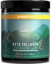 Primal Harvest Keto Collagen Powder w / MCT Oil Type I & III Collagen Peptider til kvinder og mænd 30 Servering