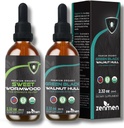 Zenmen Green Black Walnut Wormwood Complex - Black Walnut Wormwood Tincture Liquid Extract - Protect Your Health Naturally | 60 Days Supply