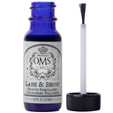 OMS Natural Eyelash Growth Serum - Premium Eyelash Enhancing Formel med Castor Oil & Batana Oil Organic - Tykkere, Længere Lass og Øjenbryn i 5 uger, 8-12 måneder Supply - Made in USA (15 ml)