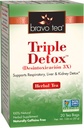 Bravo Tea Triple Detox Herbal Tea Koffein Gratis, 20 Tea Tasker
