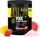 Animal Pak - Praktisk All- in- One Vitamin & Supplement Powder - Zink, Vitamin C, B, D, Aminosyrer, immunforsvar, fordøjelsesenzymer, og mere - Daglig Multivitamin for kvinder & mænd - 60 Scops
