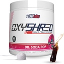 EHP Labs OxyShred Thermogenic Fat Burner - Pre-Workout Powder with L-Glutamine, Acetyl L-Carnitine, Metabolism Booster, Weight Loss, Appetite Control, Energy Drink, Dr. Soda Pop, 60 Servings