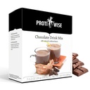 Protiwise High Protein Drink Mix 124; Chokoladevarer 124; Lavkalorie, Lavfedt, Lavsukker, Keto Friendly
