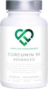 Curcumin 95 Avanceret, 60 kapsler, høj styrke Curcumin (Den aktive komponent af gurkemeje) med 95% Curcuminoider + BioPerine ® (Black Pepper Extract), D-vitamin, tomat og ingefær rod, GMP godkendt