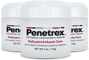 Penetrex Joint & Muscle Therapy - Lindrende comfort for back, Neck, Hands, Feet - Premium Whole Body Rub med Arnica, vitamin B6 MSM & Boswellia - 4oz Cream (3 Pack)