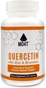 Quercetin & bromelain med zink - Antioxidant Support Immunsystem Health - Kosttilskud - 60 kapsler 1050 mg Potent Formel