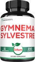 1000mg Gymnema Sylvestre Kosttilskud - 210 Kapsler - Gymnema Extract 20: 1 med Berberine HCl, Quercetin & mere - Støtte til immunforsvar, fordøjelsessygdomme og kropshåndtering