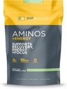 Purbolics Aminos + Energy Measures 124; Understøtter Inddrivelse, Energi & Focus Measures 124; 95mg af Koffein, 0 Sukker & 60 Servering (Cool As Cuckumber... Lime)