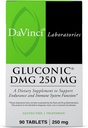 DAVINCI Labs Gluconic DMG 250mg - Hjælper support immunsystem, muskelfunktion, Heart Health & Brain Health - 90 tyggetabletter (90 Servere)