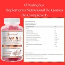 O NUTRITIONS B-vitamin Complex Vegan Gummies med vitamin B12, B7 som biotin, B6, B3 som Niacin, B5, B6, B8, B9 som folat for stress, energi og sund immunforsvar (2 Pack)
