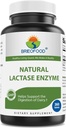 Brieofood Lactase Enzyme Pills - 3000 FCC ALU - 360 tabletter - 360 servering - Non- GMO, Gluten Free