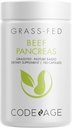 Codeage Grass Fed Beef Pancreas Supplement Glandulars - Freeze Dried, Non-Defatted Desiccated Beef Pancreas Pills – Pancreatic Enzymes Diet Meat - Pasture Raised Bovine Vitamins - 180 Capsules